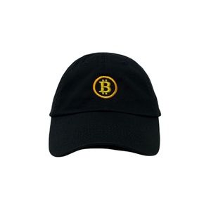 Bitcoin Coin Crypto Slouch Dad Hat Cap Strapback